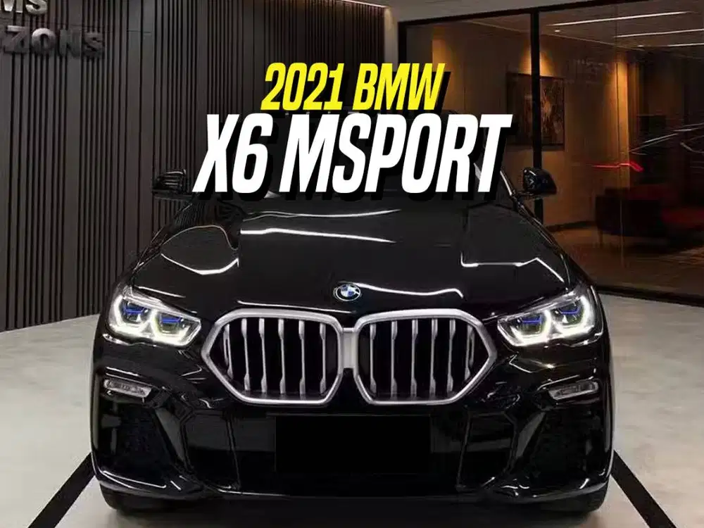 BMW X6 xDrive40i M Sport 2021 Black on Brown Hitam MSport xDrive