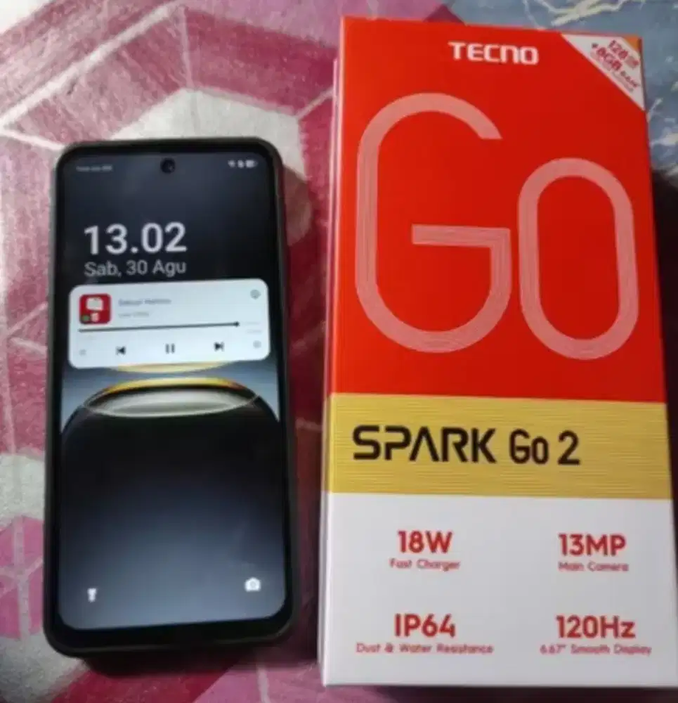 Techno spark go 2 ram 4/128gb fullset