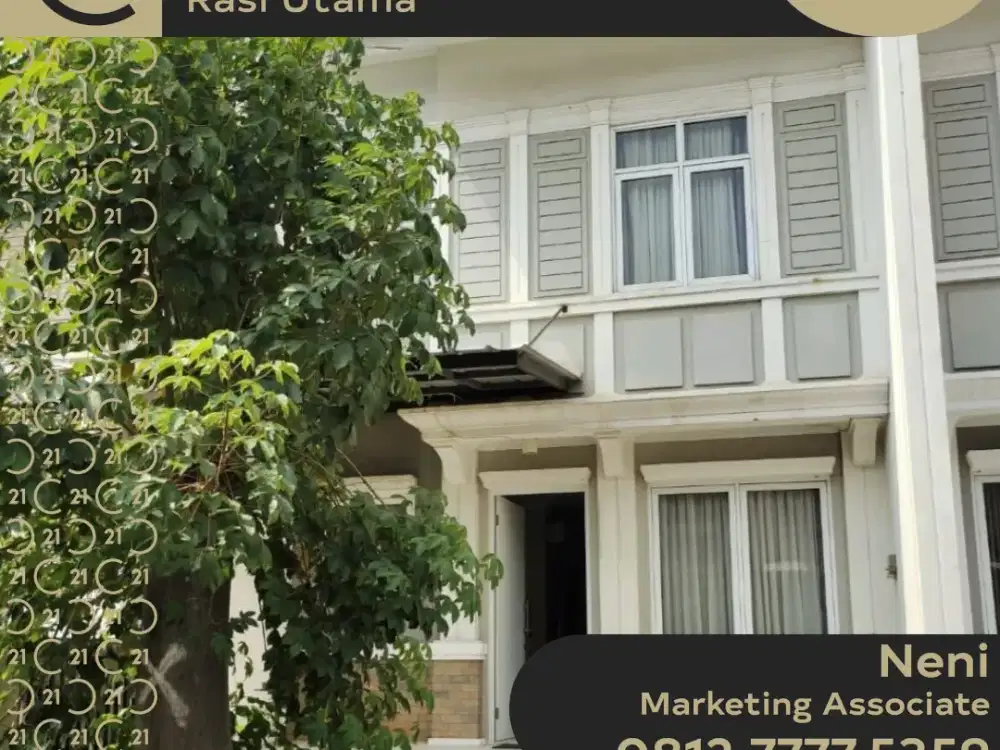 Dijual Rumah 2 Lantai Di Dalam Cluster Kota Wisata Cibubur