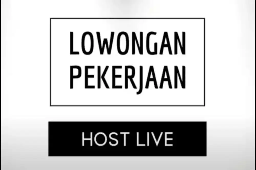 URGENT LOKER HOST LIVE WANITA !