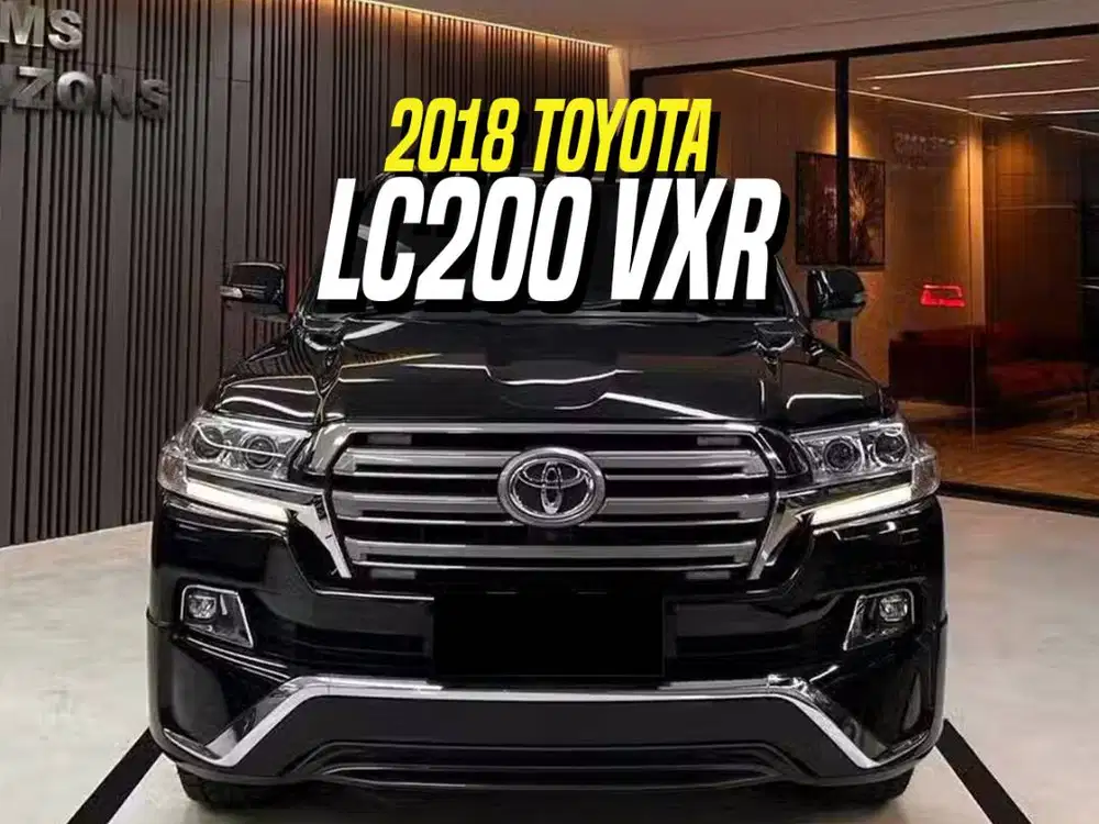 Toyota Land Cruiser 200 VXR Full Spec 2018 Black Hitam LC LC200 200VXR