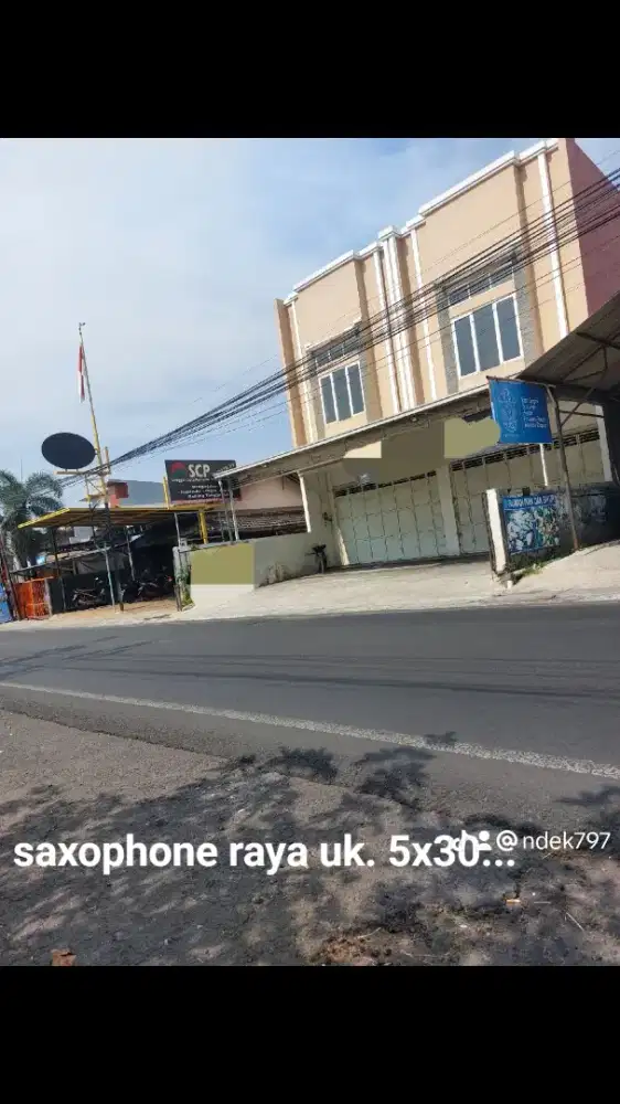 Disewakan ruko luas jalan saxophone 32 (jalur alternativ malang batu)