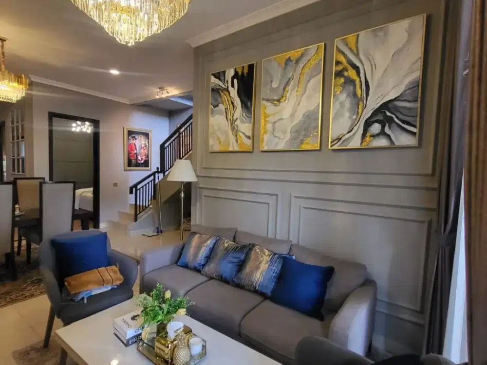 Dijual Cepat Rumah Eminent BSD Full Renov & Semi Furnish Cantik