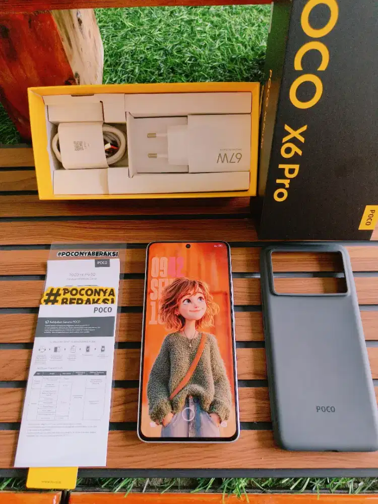 Poco X6 Pro 5G 12/512 Grey Mulus Fullset Ori