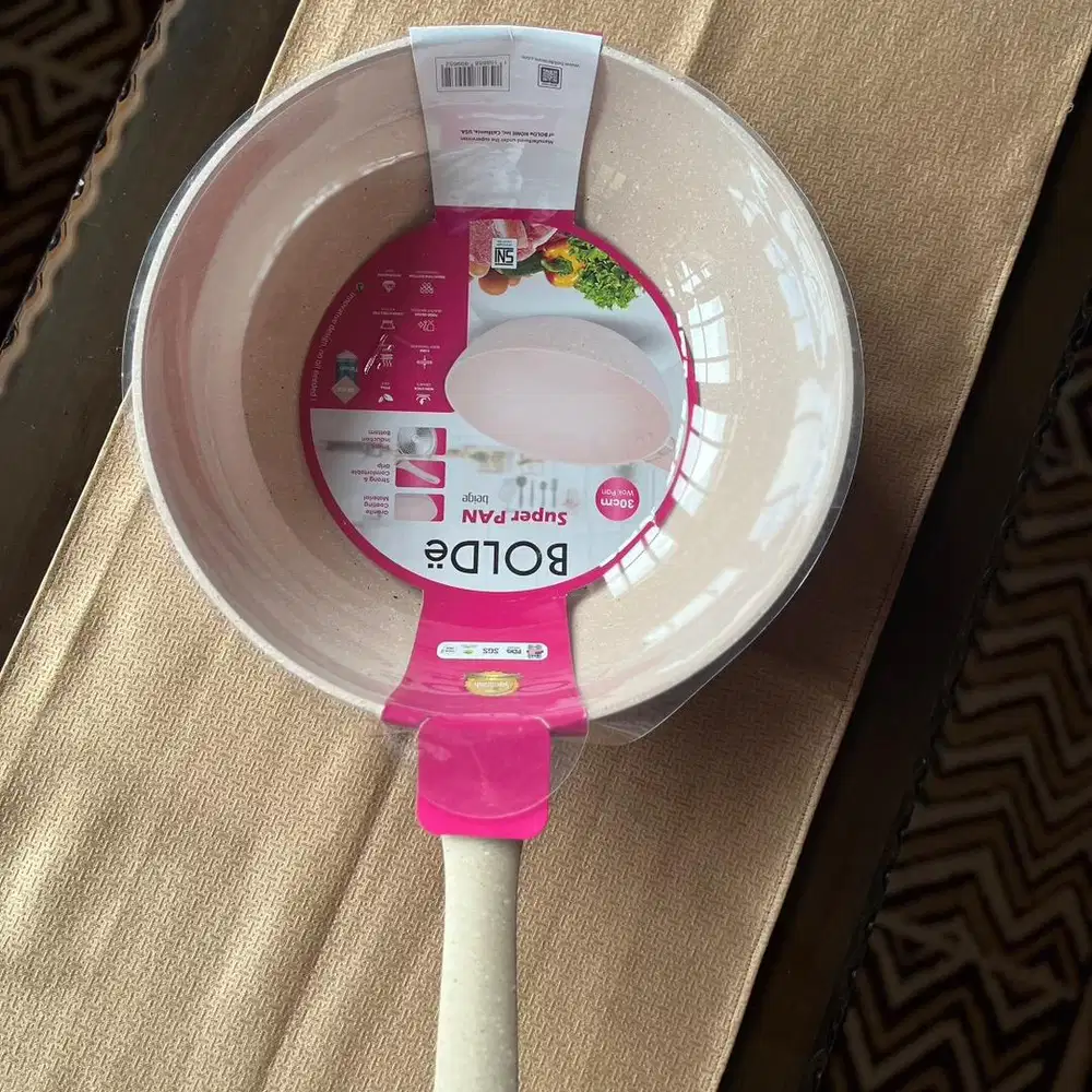 teflon frypan jumbo 30cm merk bolde