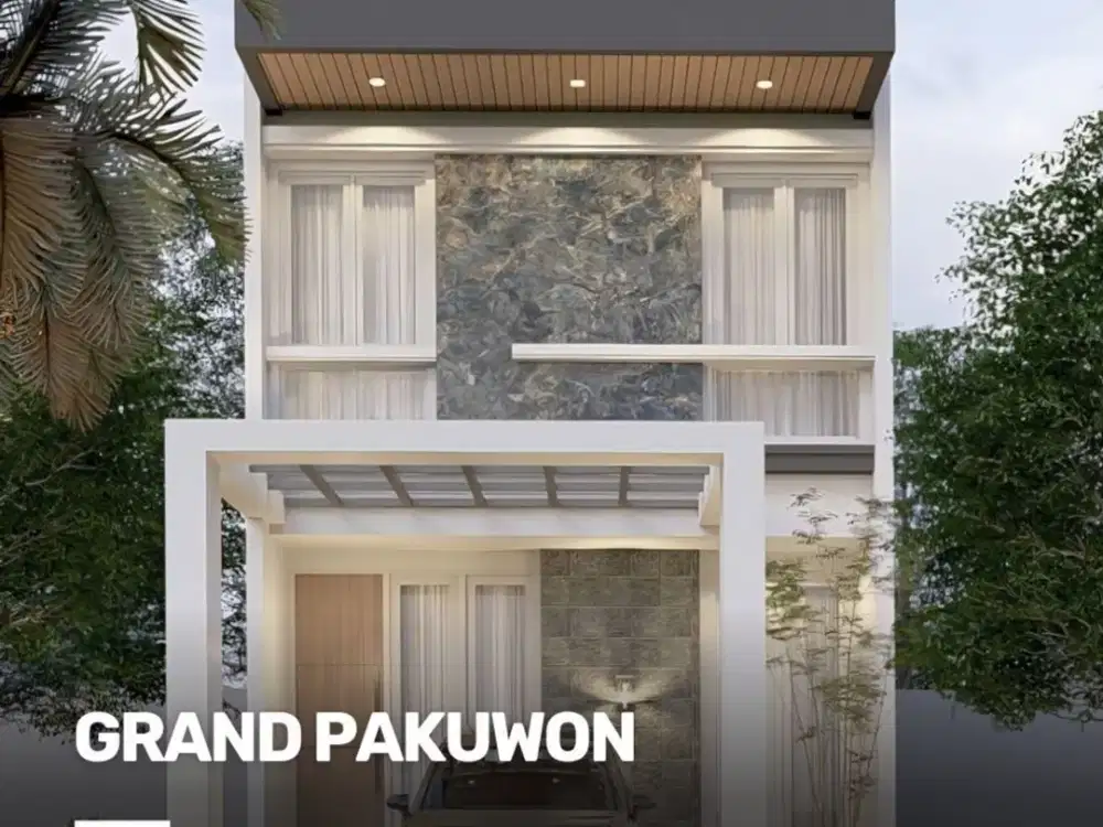 Rumah Grand Pakuwon NEW MINIMALIS, 4AC, Canopy COR