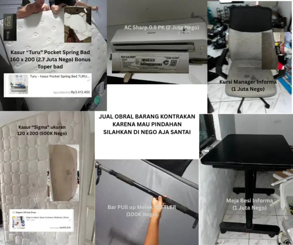 Barang Bekas Kontrakan