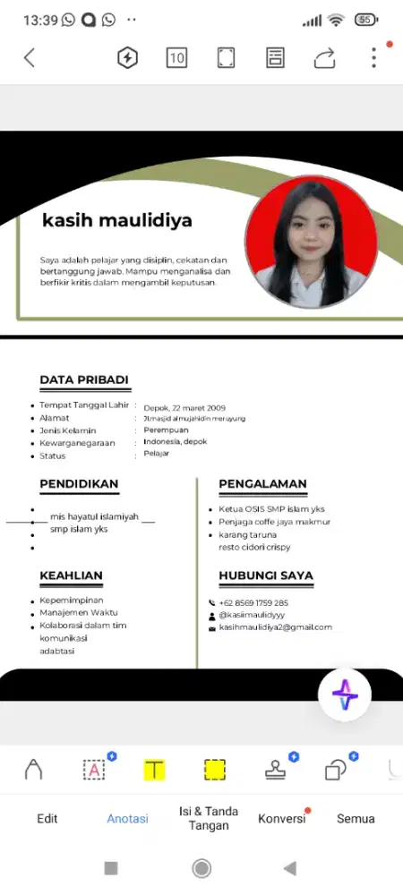 info loker/parttime