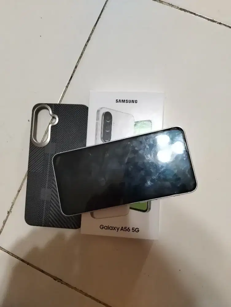 SAMSUNG A56 5G RAM 12/256GB , KOMPLIT , NO MINUS , PEMAKAIAN BLM 1 BLN
