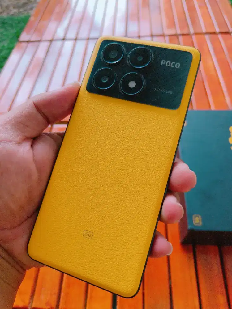 Poco X6 Pro 5G 12/512 yellow Mulus Fullset Ori