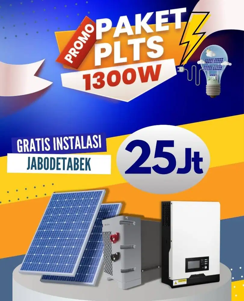 Pemasangan Solar Panel (Pembangkit Listrik Tenaga Surya)