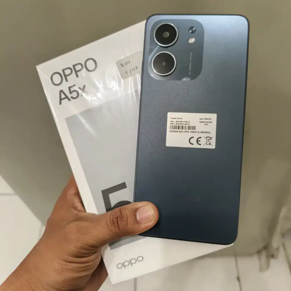 OPPO A5X 4/128 FULLSET ORI LIKE NEW GARANSI PANJANG