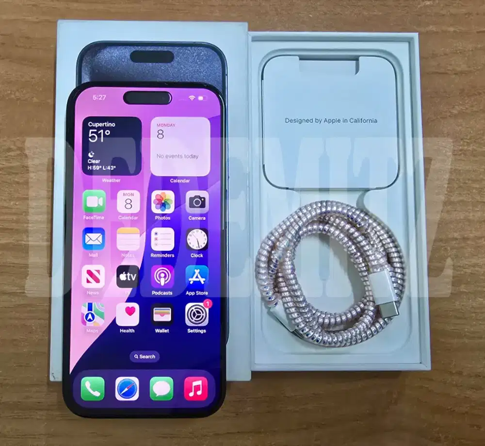 Iphone 15 Pro 256GB Blue Titanium ibox