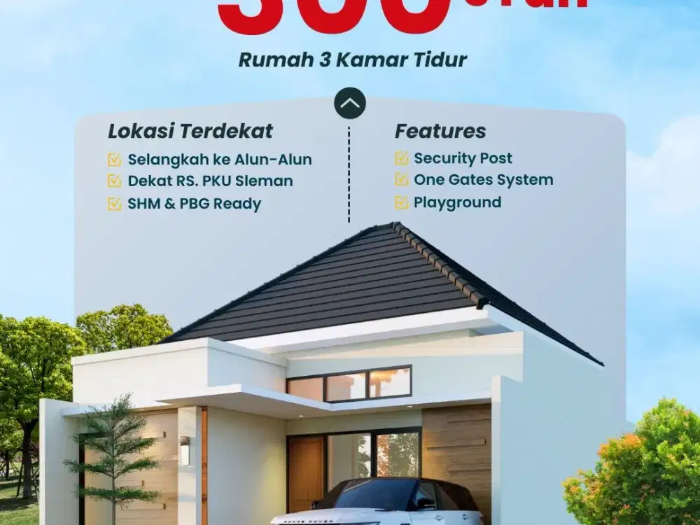 HUNIAN 3 KAMAR MURAH DEKAT KAMPUS UMY!