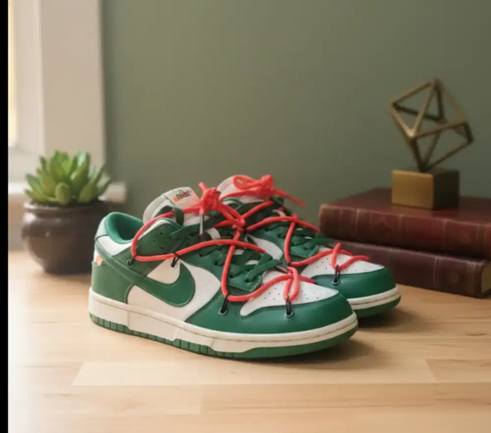 Sepatu Addias Off-White x Nike Dunk Low size 43 insol 27