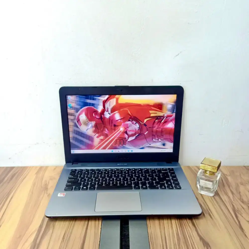 LAPTOP ASUS X441BA AMD A4 9125 RAM8GB SSD128GB 14INCH COCOK UNTUK EDIT