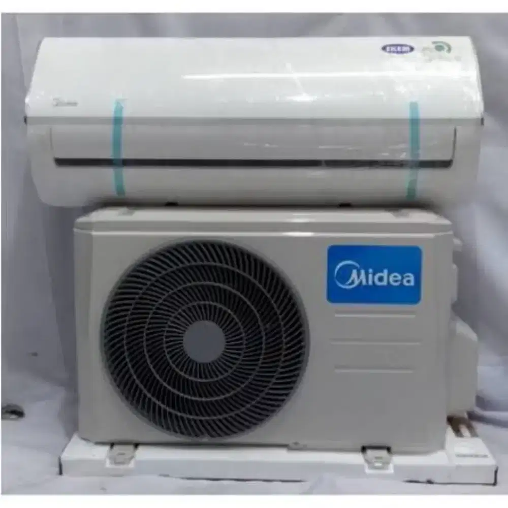 Ac midea 1/2 pk + pasang + material ( 3 m ) dan bergaransi resmi
