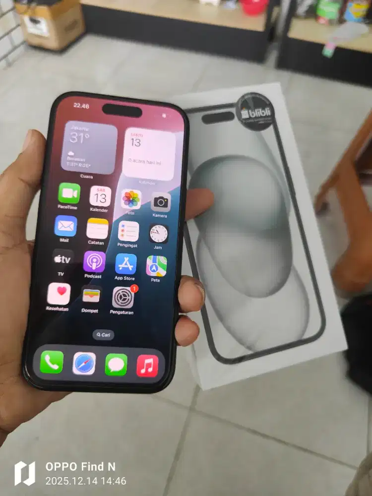 Iphone 15 256gb ibox garansi on
