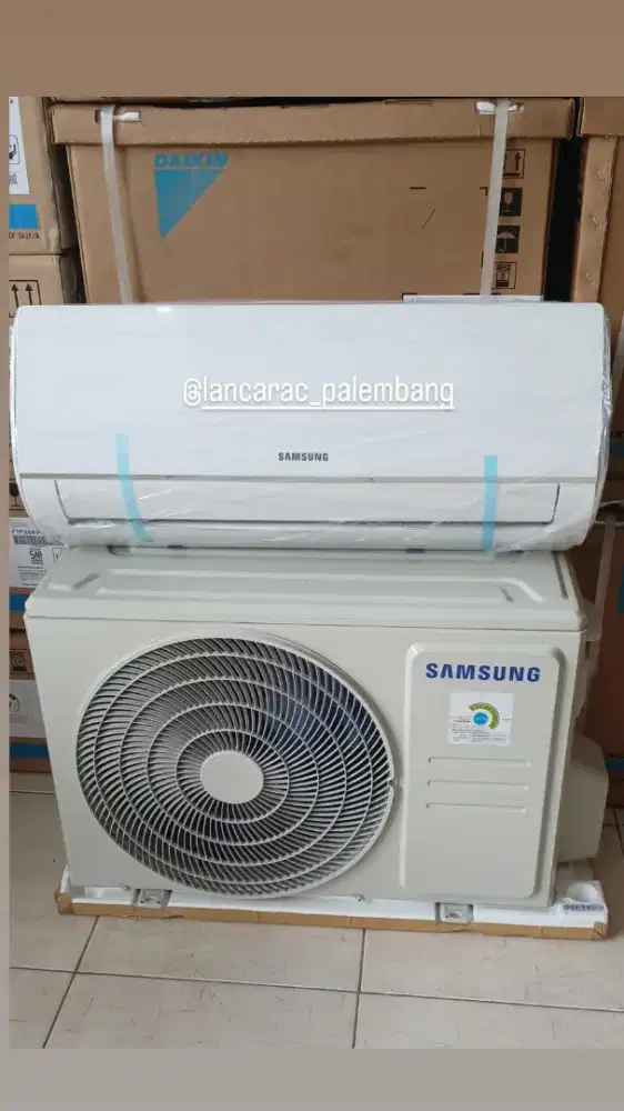 Ac samsung 1/2 pk + pasang + material ( 3 m ) dan garansi resmi