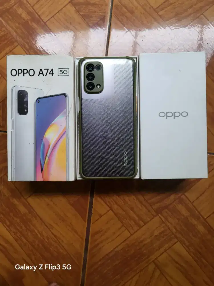 Oppo A74 5G 6/128 No Minus Hp Dus Tanpa Casan