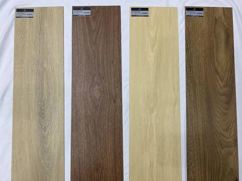 Lantai Vinyl Plank Motif Kayu | Lantai Vinyl Harga Perbox Tebal 2mm
