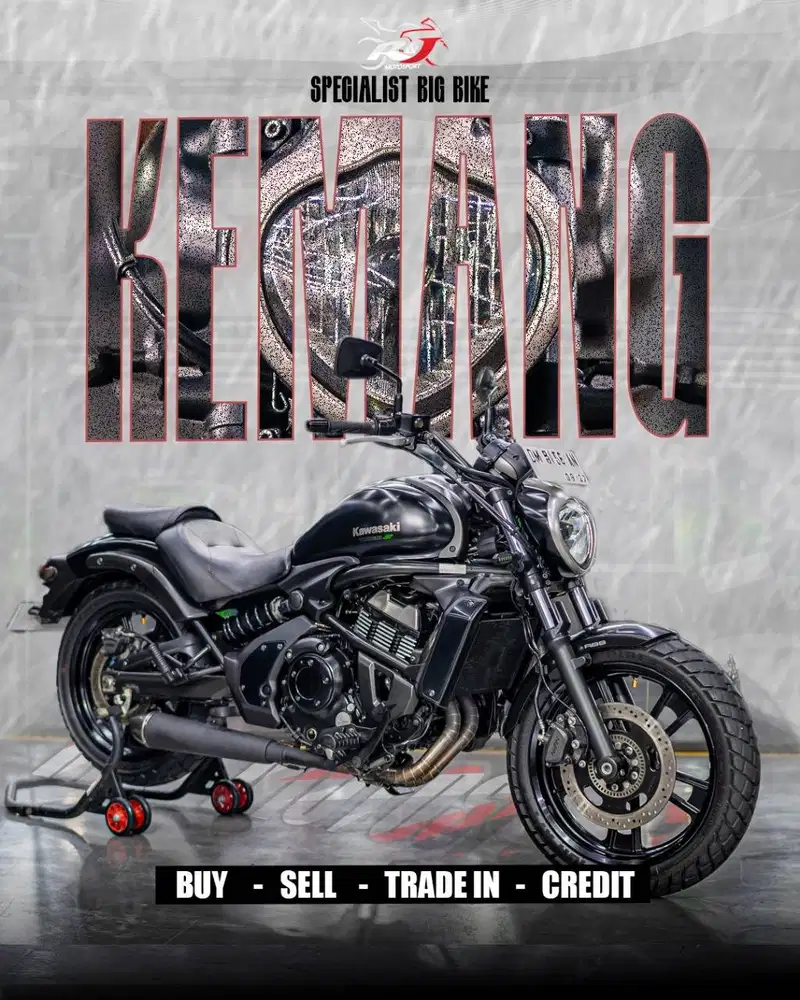 Kawasaki Vulcan 650 Vulcan650 Warna Hitam Km 2.000an Full Paper