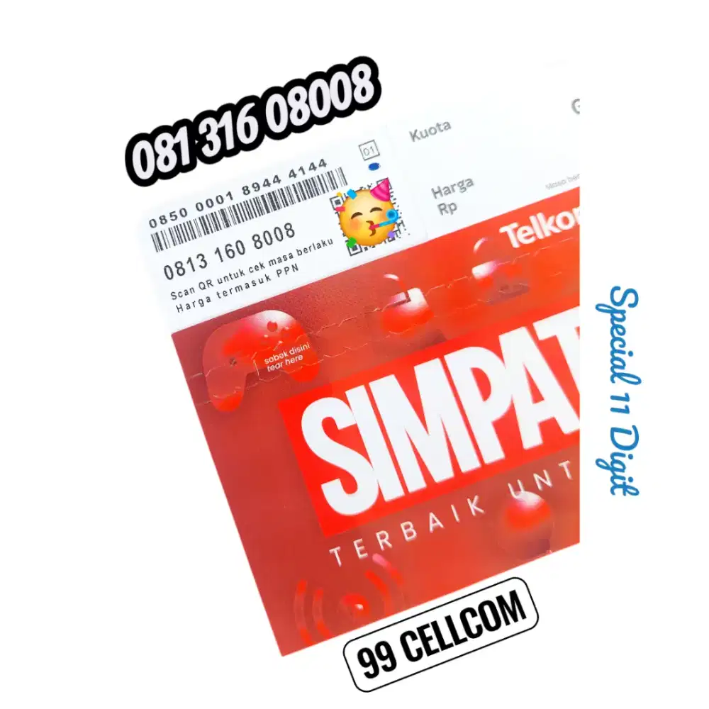 Nomor Cantik Simpati 11 Digit Kartu Cantik Telkomsel