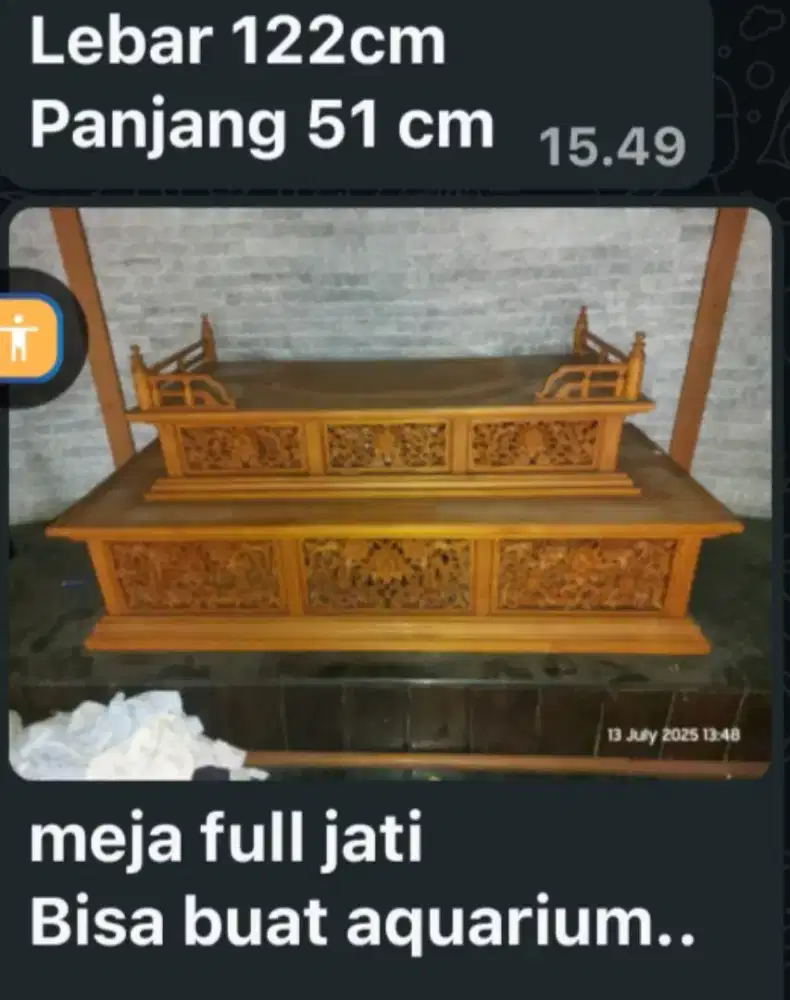 Meja Jepara asli