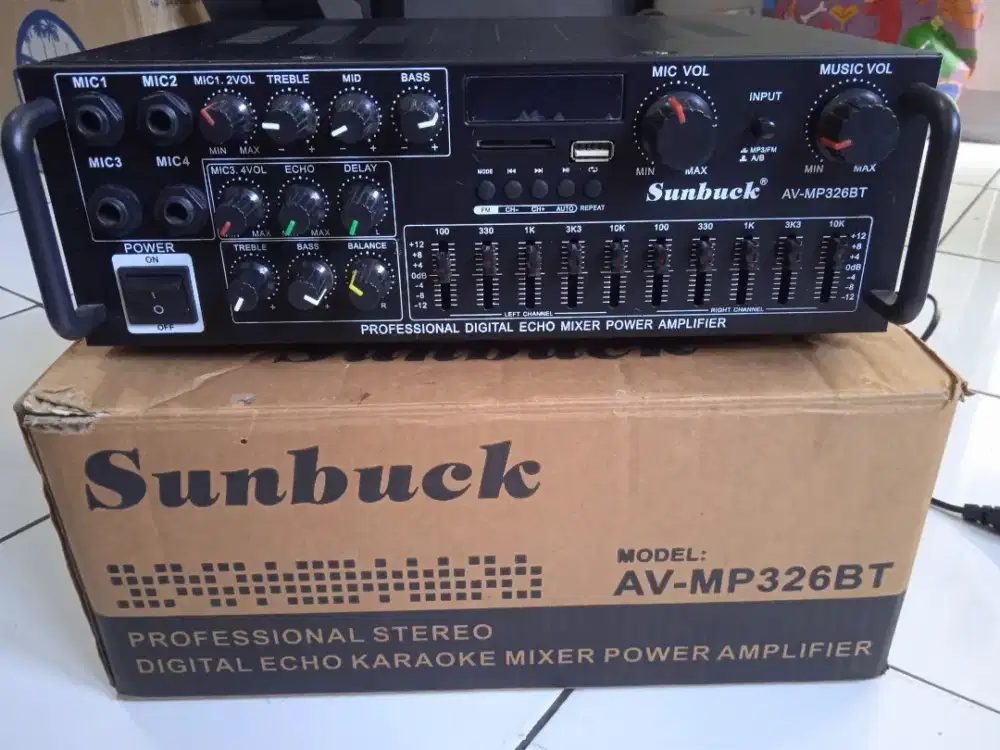 Ampli karaoke Sunbuck AV MP326 BT