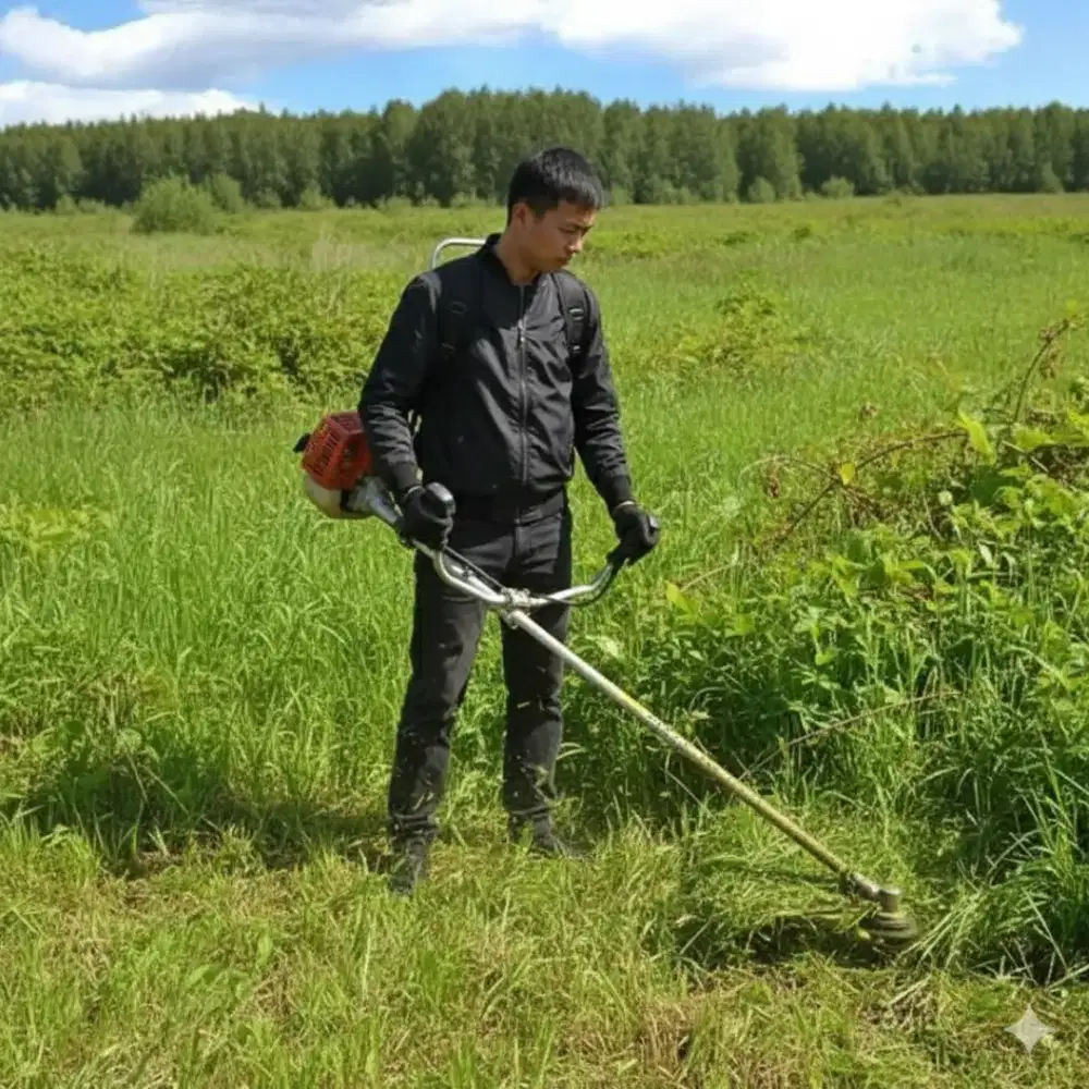 jasa potong rumput dan babat semak