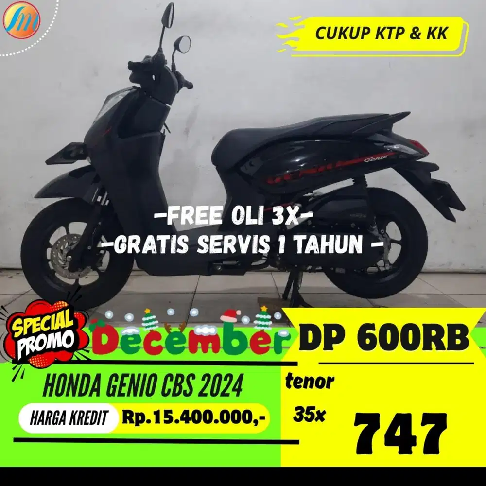 DP CUKUP 600RIBU KREDIT HONDA GENIO CBS 2024 ANGSURAN SANGAT RINGAN
