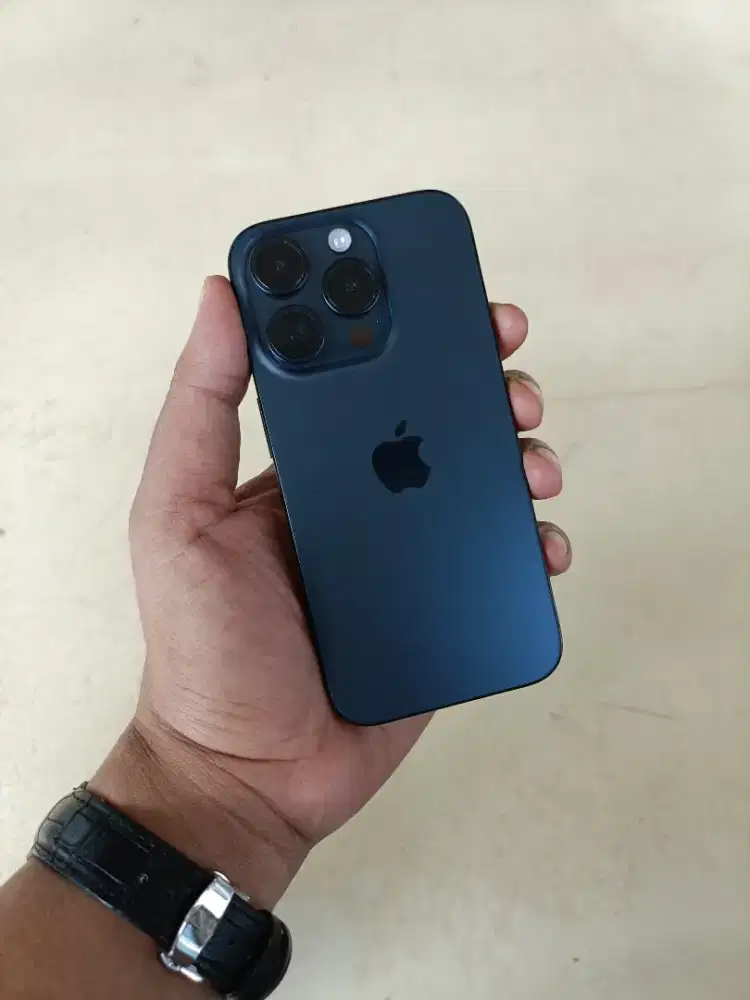 Iphone 15 pro 128gb ex iBox fullset full ori mulus