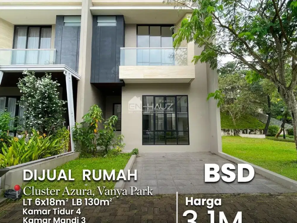 Dijual Rumah Cluster Azura @Vanya Park