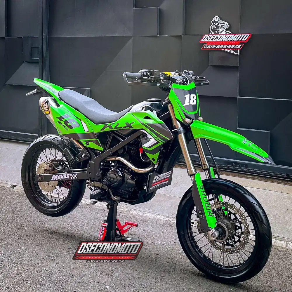 KAWASAKI DTRACKER 150‼️ SUPERMOTO TRAIL SIAP TOURING TRABAS RALLY