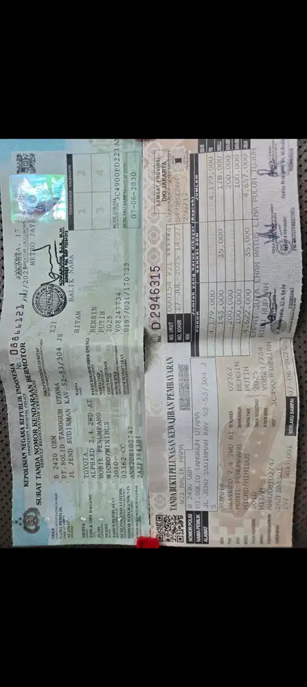 Toyota Alphard 2010 Bensin