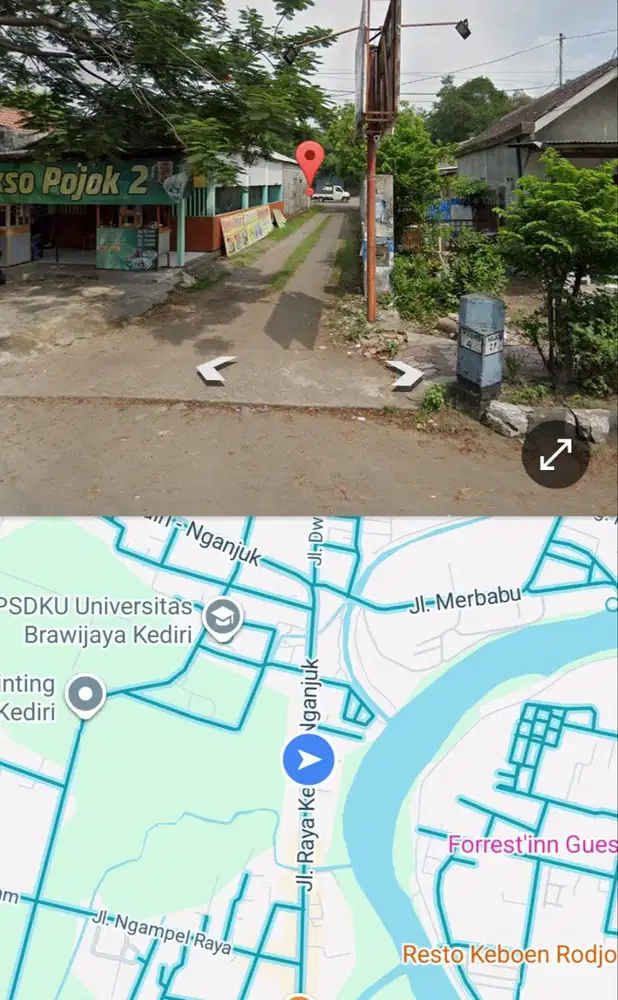 Dijual Tanah Jl Gatot Subroto Mrican Kediri