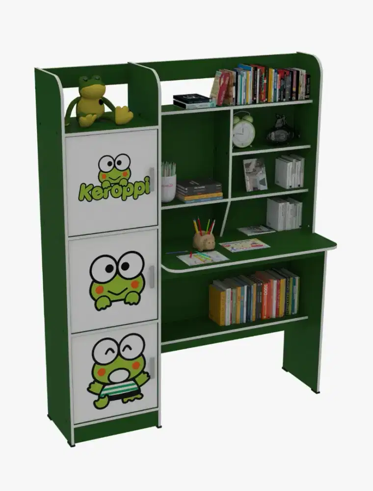 Meja Belajar Anak Karakter B-Stylish Keroppi
