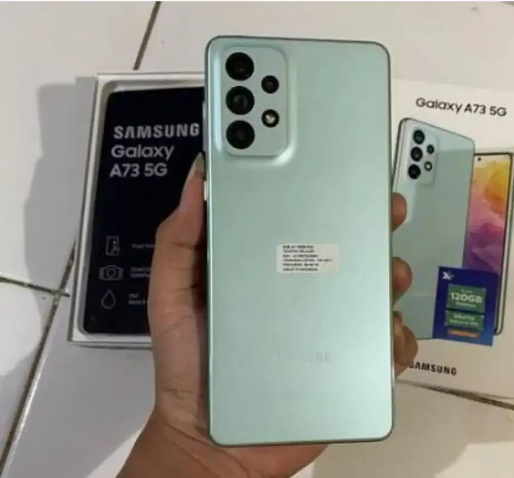 Murah hp samsung A73 5G 8/128 lkp, bs TT