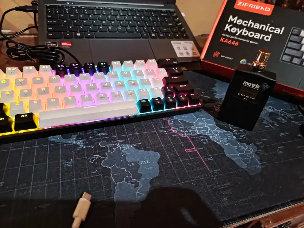 Keyboard Mechanical Zifriend KA646