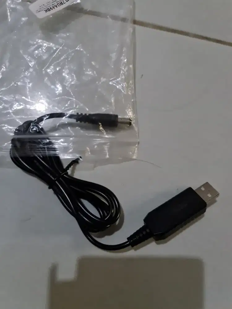 Kabel router wifi modem ke powerbank atau laptop