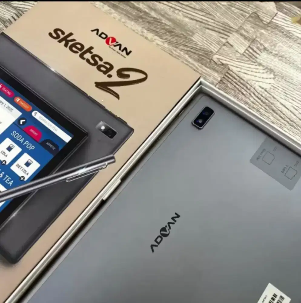 Murah tab Advan sketsa 2 4/64 lkp, bs TT