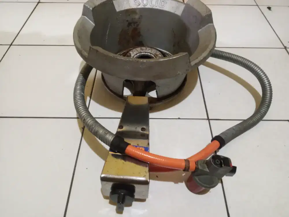 Kompor high pressure SOLID + selang regulator