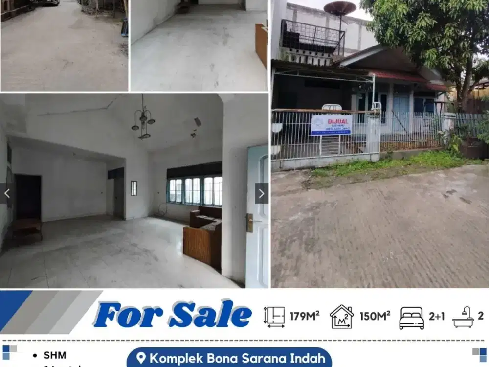 Dijual Rumah di Komplek Bona Sarana Indah Cikokol Tangerang