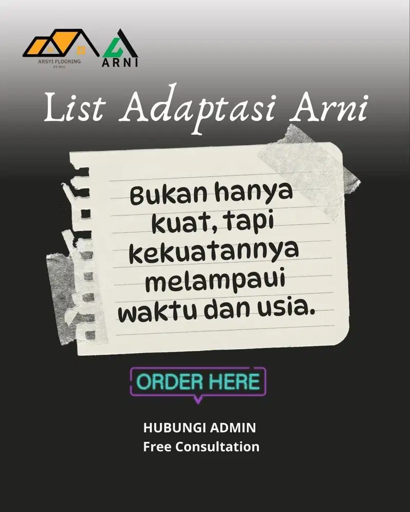 LIST ADAPTASI PVC SOLID 2,4m | Adaptasi Lantai Vinyl/SPC/Parket
