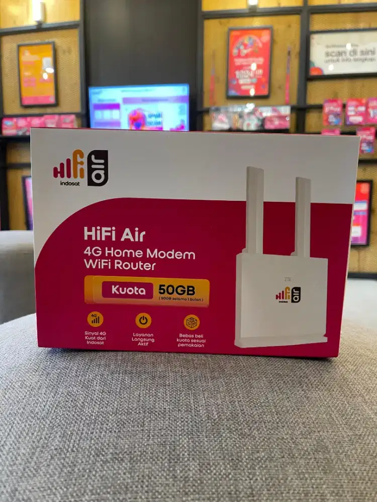 Last Stock…!!!
HiFi Air ZTE 4G Home Modem Wifi Router.