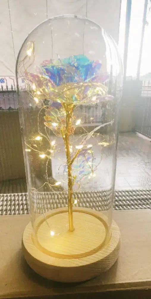 Hiasan Lampu Bunga Mawar