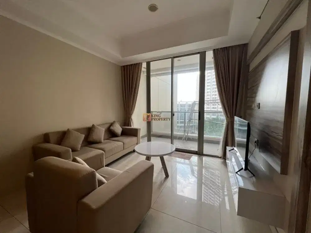 Private Lift, Disewakan 3 BR Condominium Taman Anggrek Residences, Interior Modern Minimalis Elegan, Akses Langsung ke Mall Taman Anggrek.