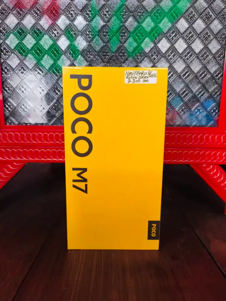 Poco M7 8GB/256GB Silver Resmi Baru