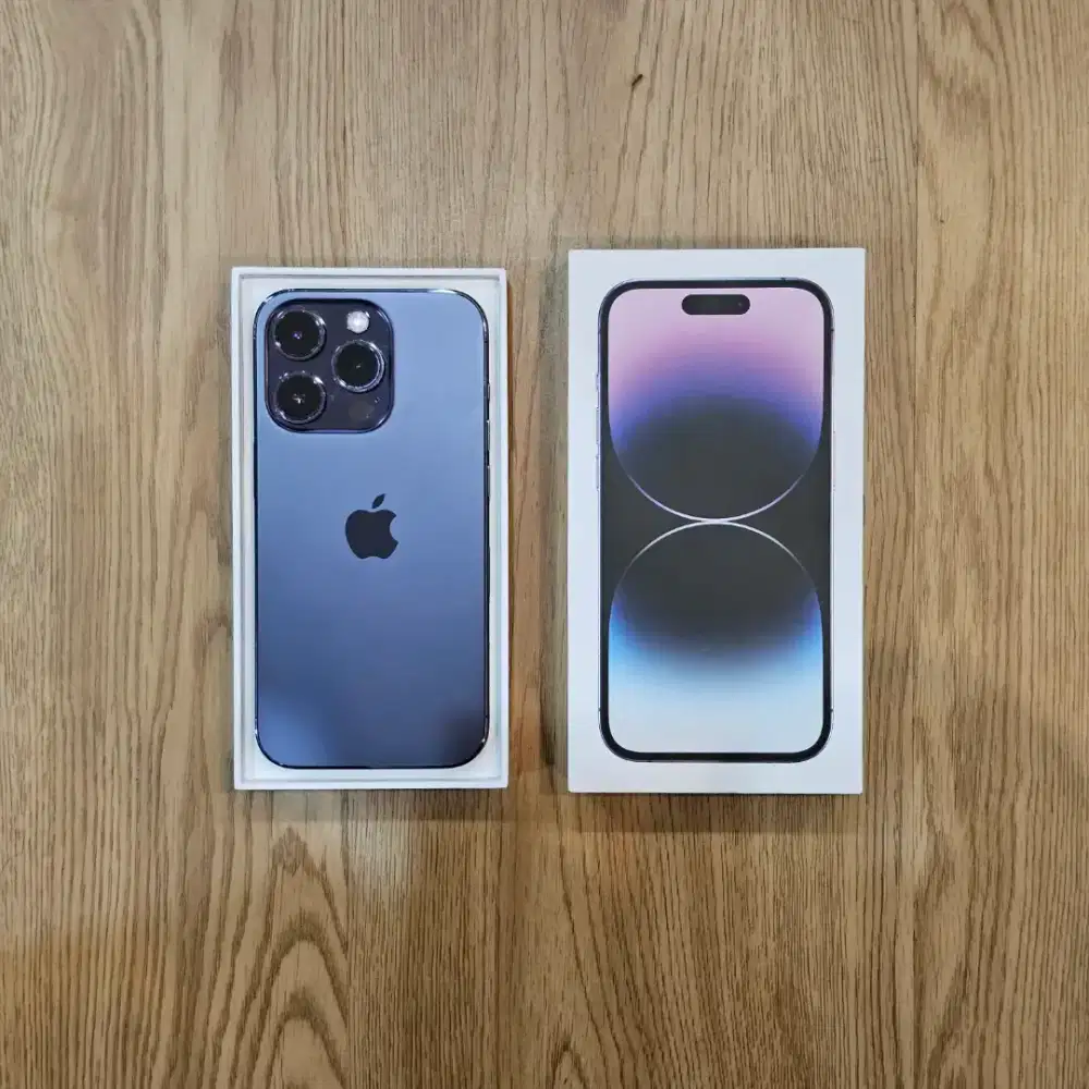 iPhone 14 Pro 256GB Beacukai Dual SIM Fisik Mulus Fullset