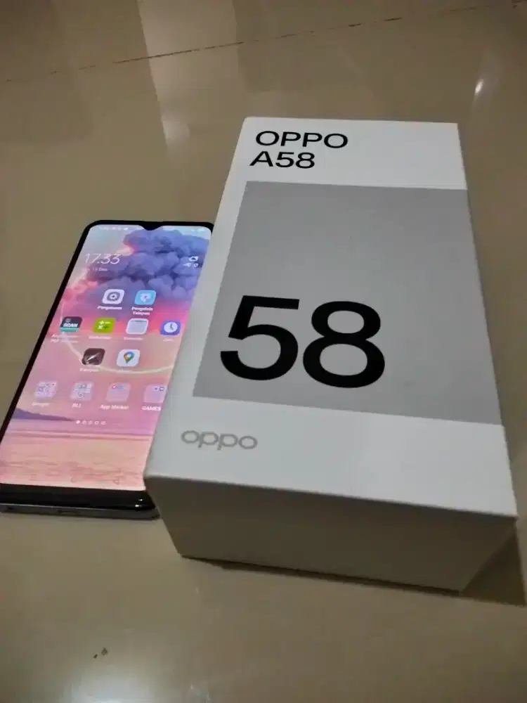 Jual HP OPPO A58 second